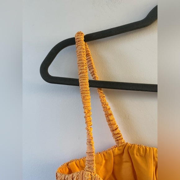 LPA Robin Scrunchie Bralette Top in Tangerine Dream - Picture 7 of 9